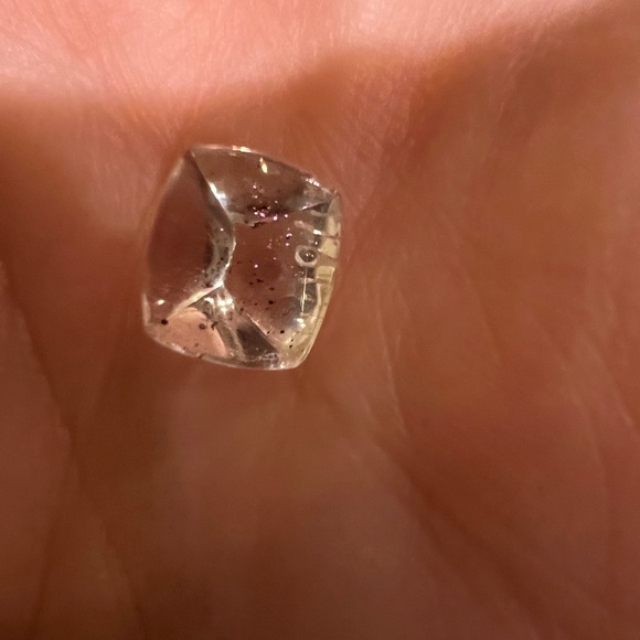 Super Rare Pink Fire Covellite in Quartz Loose Gem - Picture 13 of 15